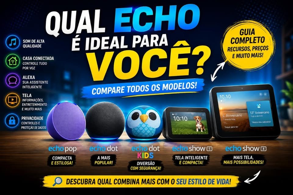 Alexa e Assistentes Virtuais: Top 5 Dispositivos para Comprar no Brasil em 2026