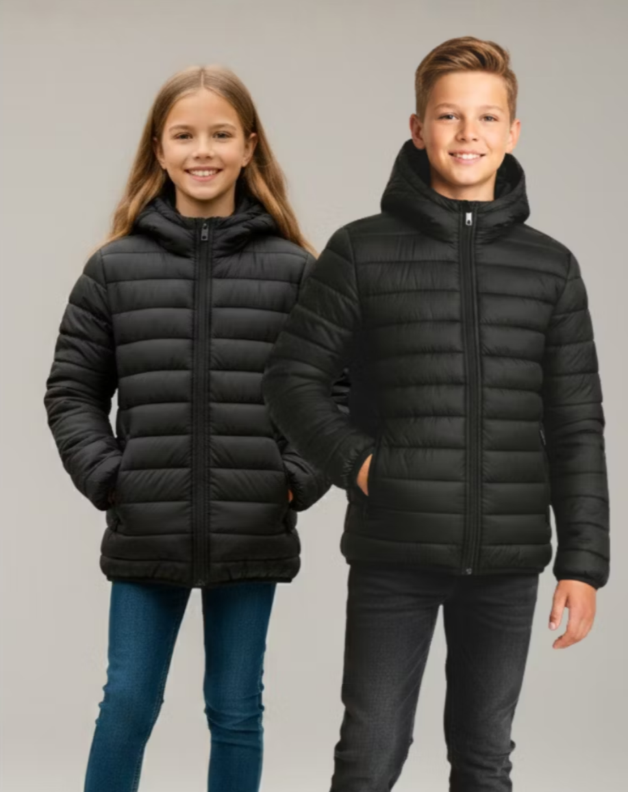 Jaqueta Puffer com Capuz – Ideal para Moto e Frio Intenso