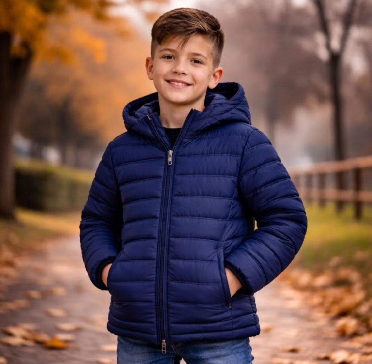 Jaqueta Puffer Infantil – Criança 1 a 16 Anos Frio Intenso